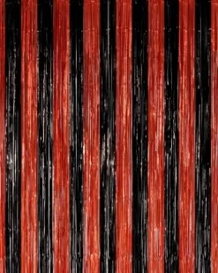 Dørforhæng 100 Sort-Orange