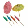 Drinks parasol med blomster