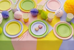 Dug i lyserød poly-plast