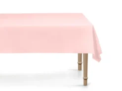 Dug i lyserød poly-plast