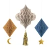 Eid Mubarak Honeycomb 3 stk