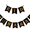 EID Mubarak kartonbanner i Sort