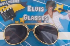Elvis brille i guld