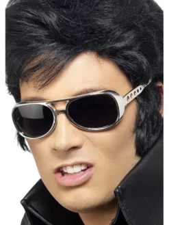 Elvis briller med sølvstel