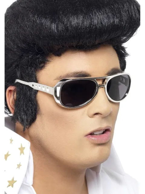 Elvis briller med sølvstel