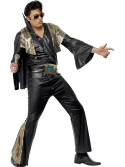 Elvis Kostume i sort - official