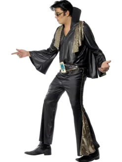 Elvis Kostume i sort - official