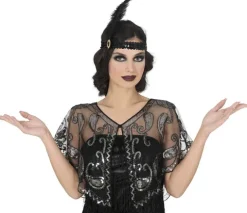 20´er Bolero top i sort