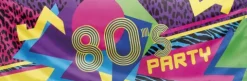 80´er Flag banner