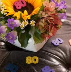 80er konfetti i træ