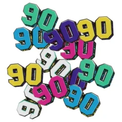 90er konfetti i træ