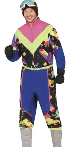 80'er Ski kostume til Mænd