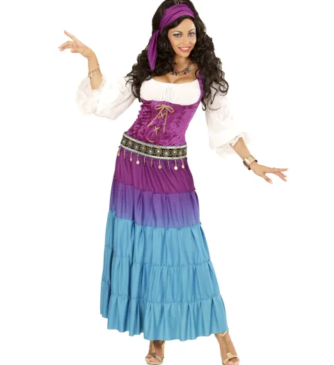 Esmeralda - sigøjner kostume