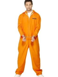 Fangedragt orange Mand