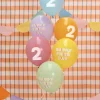Fødselsdagsballoner i pastel - 2