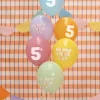 Fødselsdagsballoner i pastel - 5