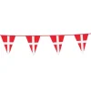 Flagbanner Danmark med spidsflag