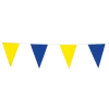 Flagbanner Gul-Blå