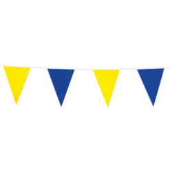 Flagbanner Gul-Blå