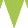 Flagbanner i Limegrøn karton