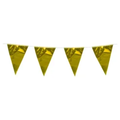Flagbanner 10 m. Guld