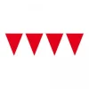 Flagbanner 10 m. med 20 RØD flag