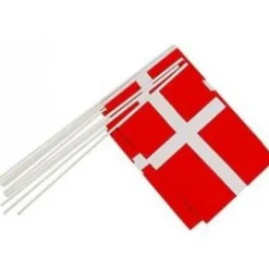 Flag på pind DK A6, 10stk