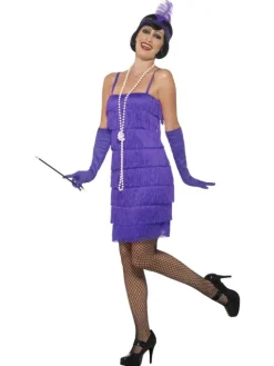 Flapper Kostume - Lilla