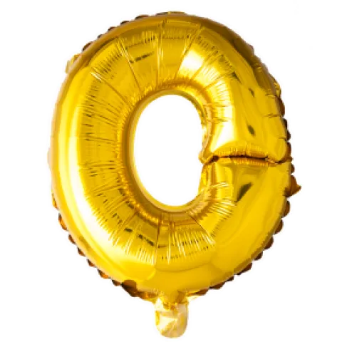 Folie ballon BOGSTAVER - GULD 102 cm