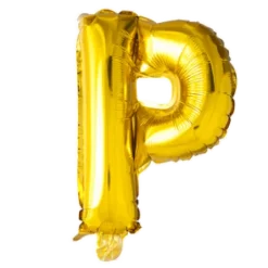 Folie ballon BOGSTAVER - GULD 102 cm