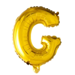 Folie ballon BOGSTAVER - GULD 102 cm