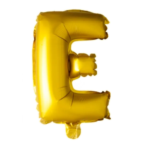 Folie ballon BOGSTAVER - GULD 102 cm