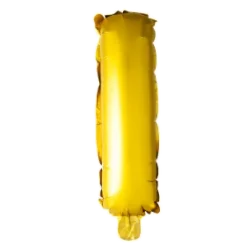 Folie ballon BOGSTAVER - GULD 102 cm