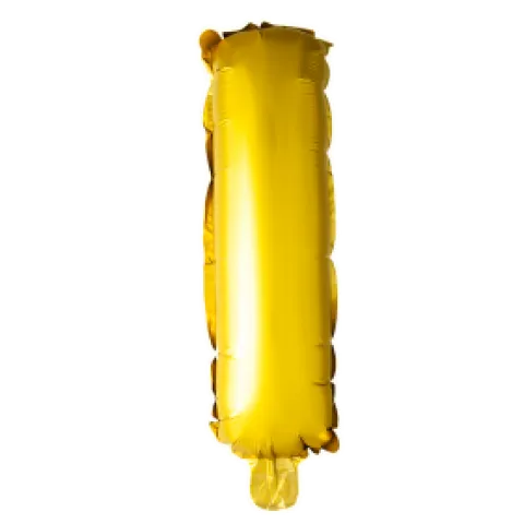 Folie ballon BOGSTAVER - GULD 102 cm