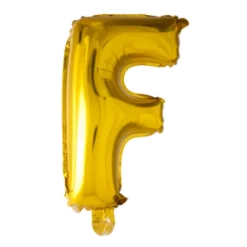 Folie ballon BOGSTAVER - GULD 102 cm