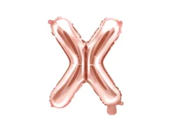 Folie ballon BOGSTAVER - Rosegold, 35 cm
