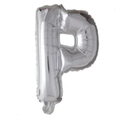 Folieballon Bogstaver - SØLV 102cm