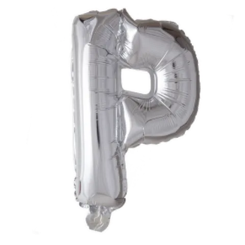 Folieballon Bogstaver - SØLV 102cm