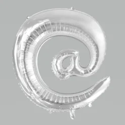 Folieballon Bogstaver - SØLV 102cm