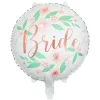 Folieballon Bride med blomster