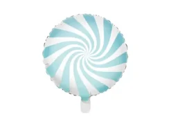 Folie ballon Candy, Lyserblå 46cm