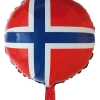 Folie ballon Ø 46 cm NORGE