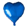 Folie ballon Hjerte 46 cm BLÅ