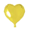Folie ballon Hjerte 46 cm GUL