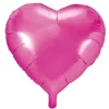 Folie ballon Hjerte 46 cm HOT PINK