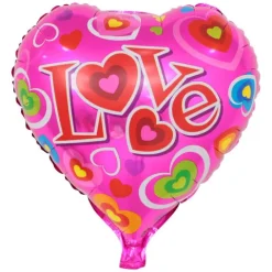 Folie ballon hjerte LOVE 46 cm
