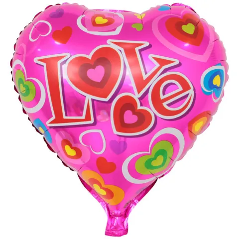 Folie ballon hjerte LOVE 46 cm