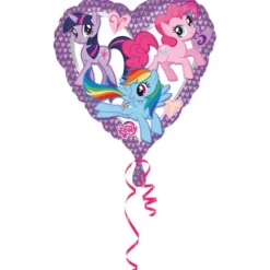Folie ballon hjerte MY LITTLE PONY 43 cm