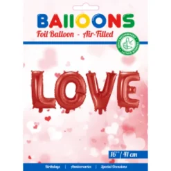 Folie ballon LOVE 41 cm