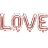 Folie ballon LOVE - rosegold